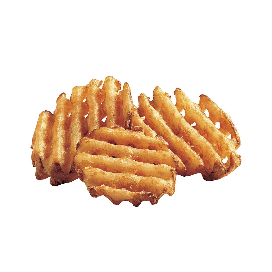 Beer-battered Lattice Cut Fries, Skin On